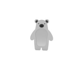Hanah Home Espejo Cheval Bear - Grey